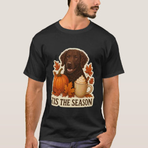 Camiseta É a Temporada do Retriever de Cabelo Ondulado de O
