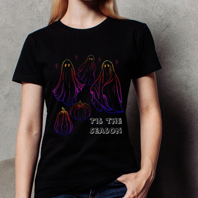 Camiseta É a Temporada Fantasma Assustador  (Criador carregado)