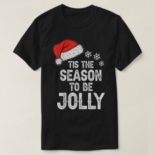 Camiseta É a Temporada para Ser Alegre Design