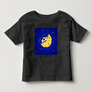 Camiseta E a vaca saltou sobre a lua de queijo