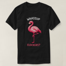 E aí, bando de flamingos engraçados de verão