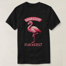 E aí, bando de flamingos engraçados de verão