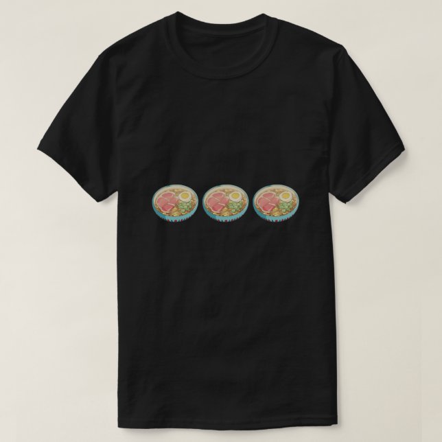 Camiseta E:\AnhgocUpZZ\Anime Ghibli Ponyo Ramen Bowl (Frente do Design)