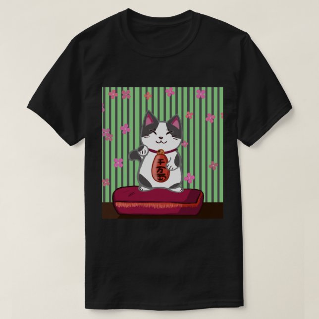 Camiseta E:\AnhgocUpZZ\Cat do Good Fortune .png (Frente do Design)