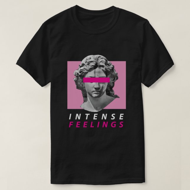 Camiseta E:\AnhgocUpZZ\Vaporwave Sentimento Intenso estétic (Frente do Design)