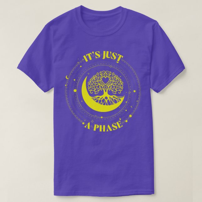 Camiseta É Apenas Fases Da Lua Totais Solares Astronomia Ec (Frente do Design)