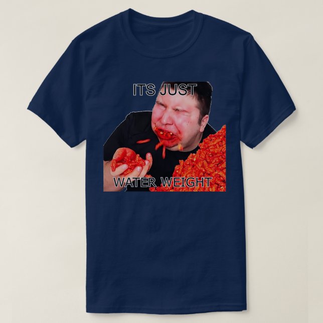 Camiseta É apenas o peso da água, a saia clássica (Frente do Design)