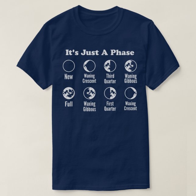 Camiseta É Apenas Um Astronome Da Ciência Espacial Da Fase  (Frente do Design)
