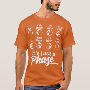 Camiseta É Apenas Um Astronome Da Ciência Espacial Da Fase