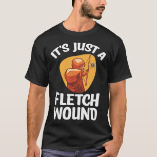 Camiseta É Apenas Um Jogo De Arco E Flecha Ferida Alvo Do A