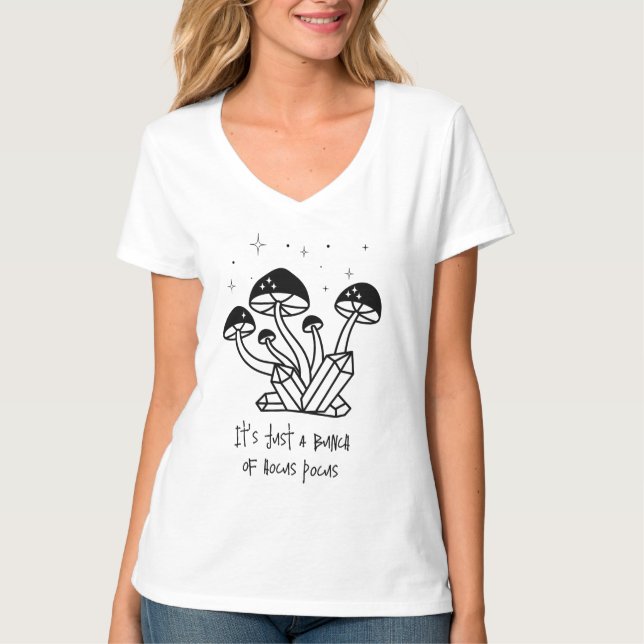 Camiseta É Apenas Um Monte De Cogumelos Venenosos Mágicos (Frente)