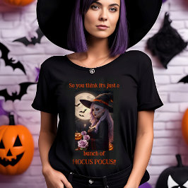 Camiseta É apenas um monte de HOCUS POCUS Halloween Bruxa
