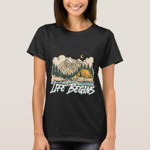 Camiseta É aqui que minha vida começa