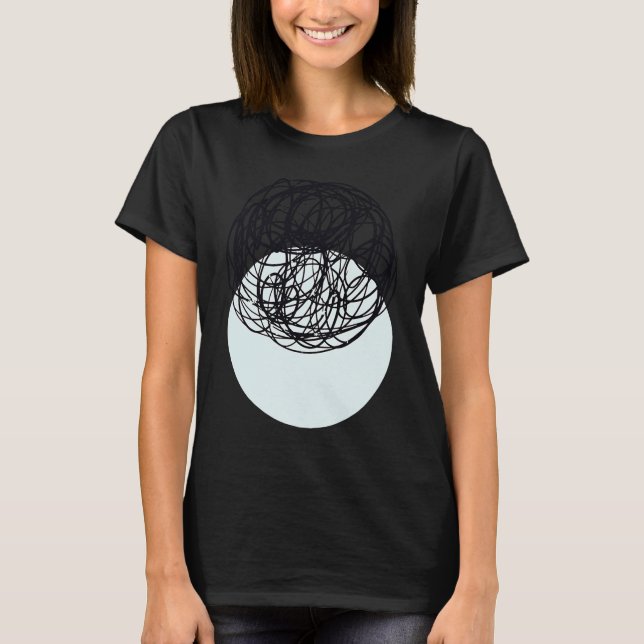Camiseta É assim que eu acho que a ilustração da roupa de A (Frente)