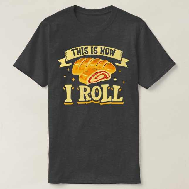 Camiseta É assim que eu enrolo Stromboli (Frente do Design)