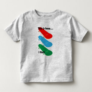 Camiseta É assim que eu faço Design - Jersey Fino de Crianç