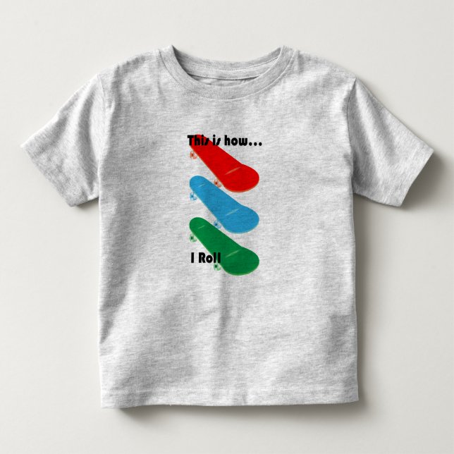 Camiseta É assim que eu faço Design - Jersey Fino de Crianç (Frente)