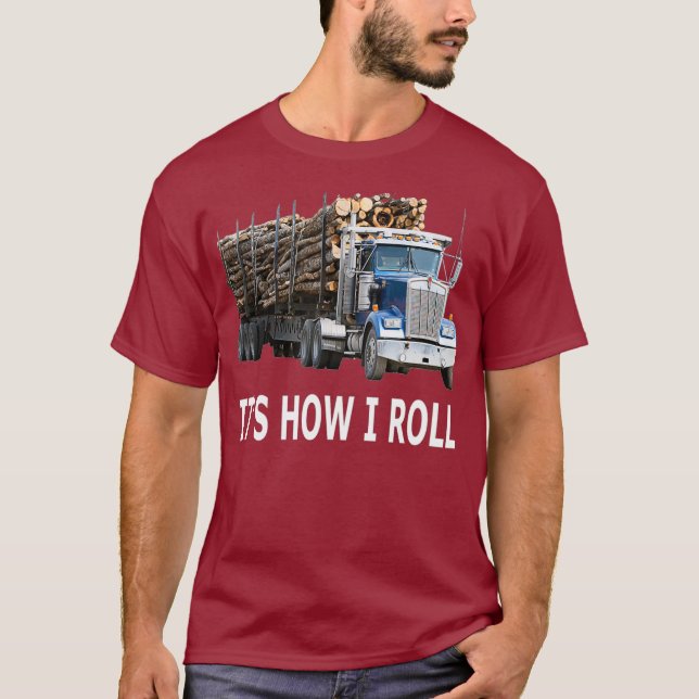 Camiseta É assim que eu faço o registro de caminhões (Frente)