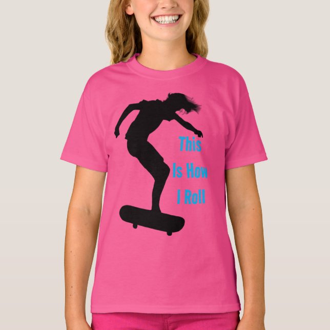 Camiseta É assim que eu faço, Skateboarders (Frente)