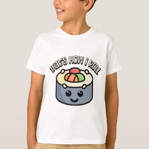 Camiseta É assim que eu faço! Um desenho animado e punny su