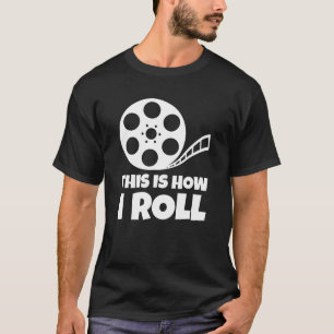 Camiseta é assim que eu giro câmera filme diretor de cinema