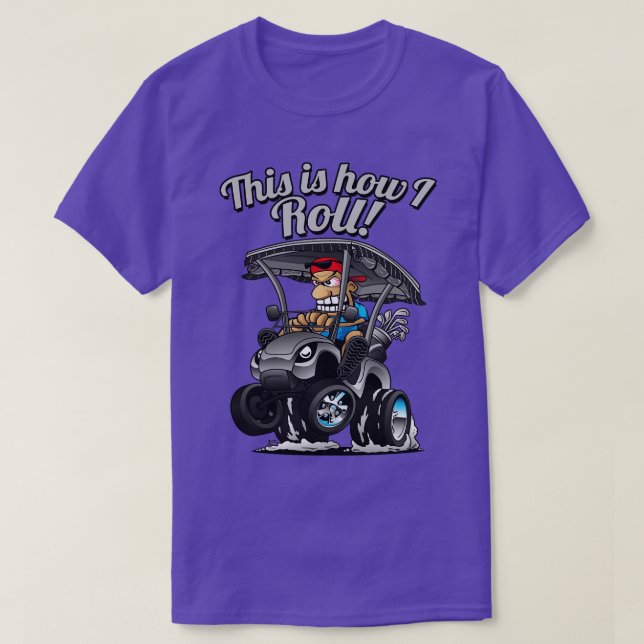 Camiseta É assim que eu jogo golfe engraçado às 8 (Frente do Design)