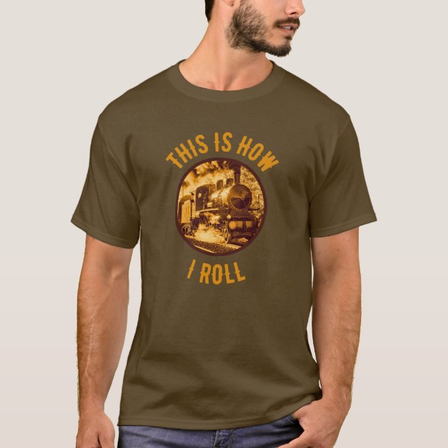 Camiseta É Assim Que Eu Lanço Os Entusiastas Históricos Do  (Frente)