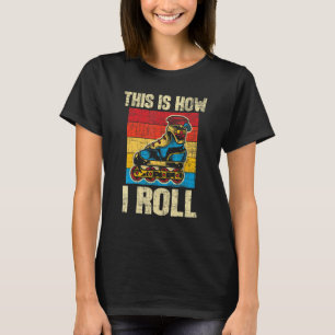 Camiseta É Assim Que Eu Rodo Patins Skater Inline Ska