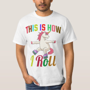 Camiseta É Assim Que Eu Rodo - Unicórnio de Patins