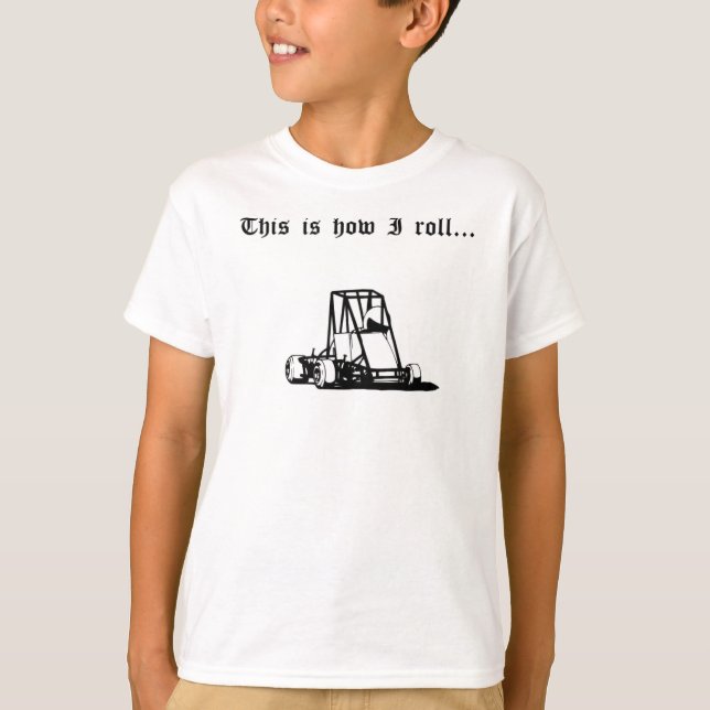 Camiseta É assim que eu rolo... (Frente)