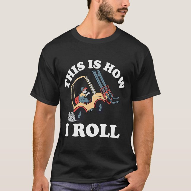 Camiseta É Assim Que Eu Rolo A Forquilha (Frente)