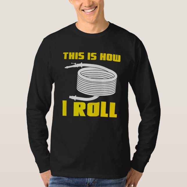 Camiseta É Assim Que Eu Rolo Bombeiro Voluntário (Frente)