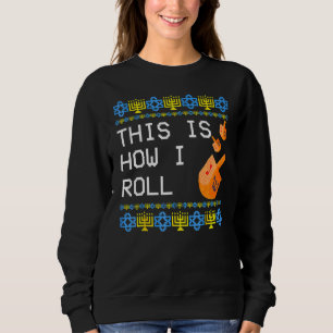 Camiseta É assim que eu rolo Dreidel Judaico Hanukkah