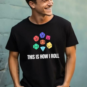 Camiseta É assim que eu rolo engraçado