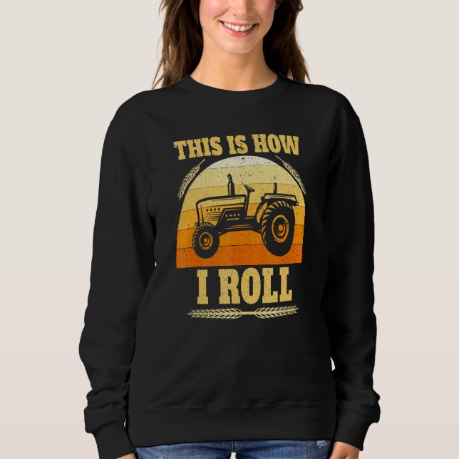 Camiseta É Assim Que Eu Rolo Farmer De Trator (Frente)