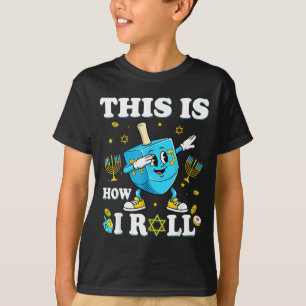 Camiseta É Assim Que Eu Rolo Hanukkah Dreidel Chanukah Juda