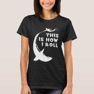Camiseta É Assim Que Eu Rolo - Mergulho Scuba Com Tubarão