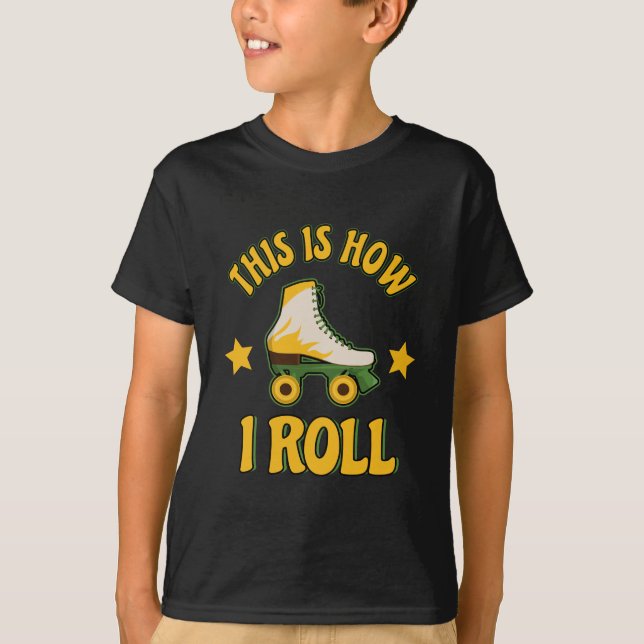 Camiseta É Assim Que Eu Rolo O Skate Do Cilindro (Frente)