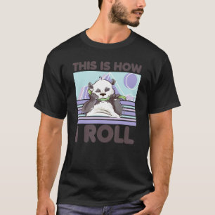 Camiseta É Assim Que Eu Rolo O Zoo Animal Panda Bear 2
