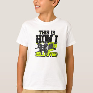 Camiseta É assim que eu rolo (por cima) - empilhadeira