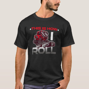Camiseta É assim que eu rolo snow groomer pistenbully inver