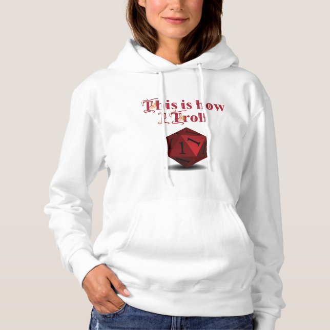 Camiseta É assim que eu Troll - Dice de Acerto Crítico (Frente)