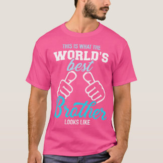 Camiseta É assim que o melhor irmão do mundo se parece