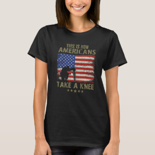 Camiseta É assim que os americanos pegam o joelho