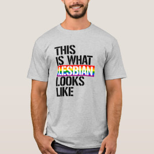 Camiseta É assim que se parece com a Lésbica