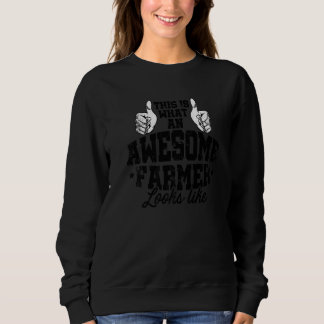 Camiseta É assim que um agricultor incrível com trator pare