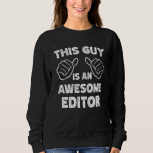Camiseta É assim que um Editor incrível se parece