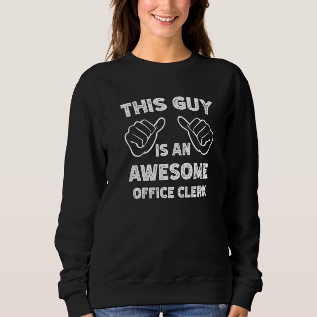 Camiseta É assim que um fantástico funcionário de escritóri (Frente)