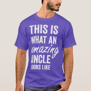 Camiseta é assim que um tio incrível se parece engraçado