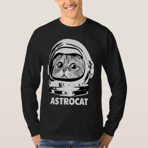 Camiseta E Astronauta De Gato Astrogata E Bonita, Acessível